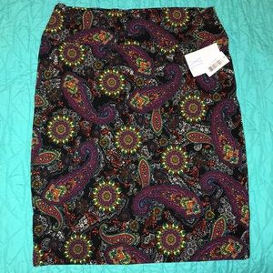 NWT Lularoe XL Cassie Skirt